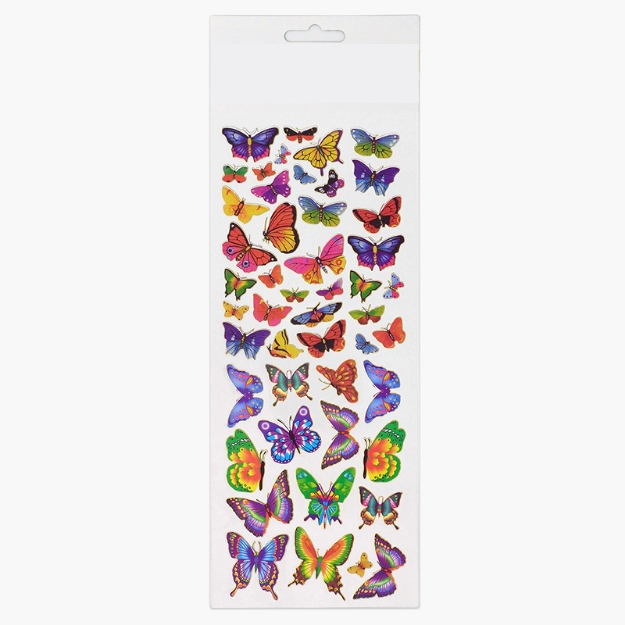 ΑΥΤΟΚΟΛΛΗΤΑ STICKERS  321 BUTTERFLIES III 31X11cm