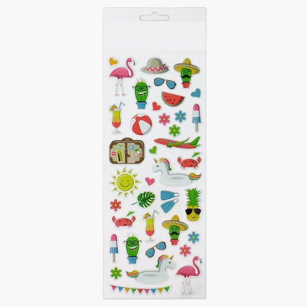 ΑΥΤΟΚΟΛΛΗΤΑ STICKERS 1919 TROPICAL FUN 31X11cm