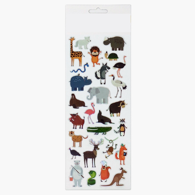 ΑΥΤΟΚΟΛΛΗΤΑ STICKERS 1916 ZOO BUDDIES 31X11cm