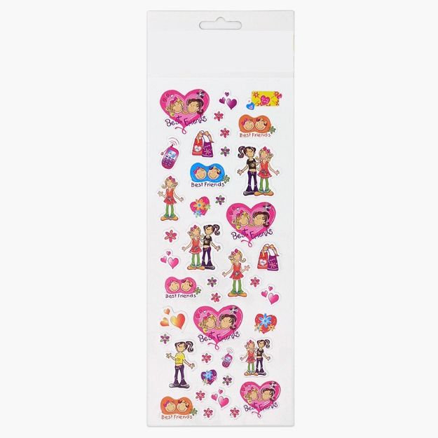 ΑΥΤΟΚΟΛΛΗΤΑ STICKERS  515 BEST FRIENDS 31X11cm