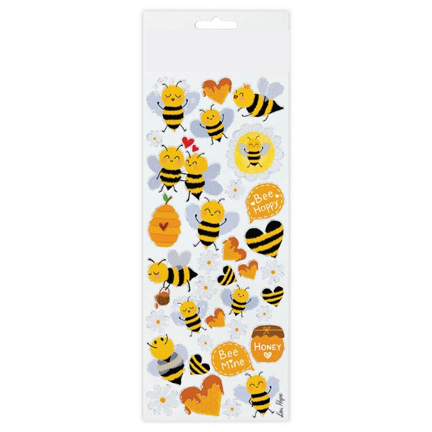 ΑΥΤΟΚΟΛΛΗΤΑ STICKERS 2404 CUTE BEES 31X11cm
