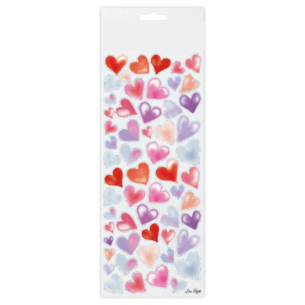 ΑΥΤΟΚΟΛΛΗΤΑ STICKERS 2407 HEARTS 31X11cm