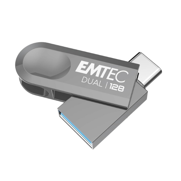 ΔΙΣΚΟΙ EMTEC FLASH USB 3.2 64GB TYPE-C DUAL D280