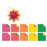 ΧΑΡΤΙ URSUS 15x15/80gr ORIGAMI NEON DUO 100Φ