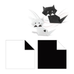 ΧΑΡΤΙ URSUS 15x15/80gr ORIGAMI BLK&WHITE DUO 100Φ