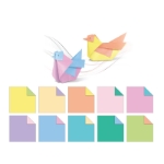 ΧΑΡΤΙ URSUS 15x15/80gr ORIGAMI PASTEL DUO 100Φ