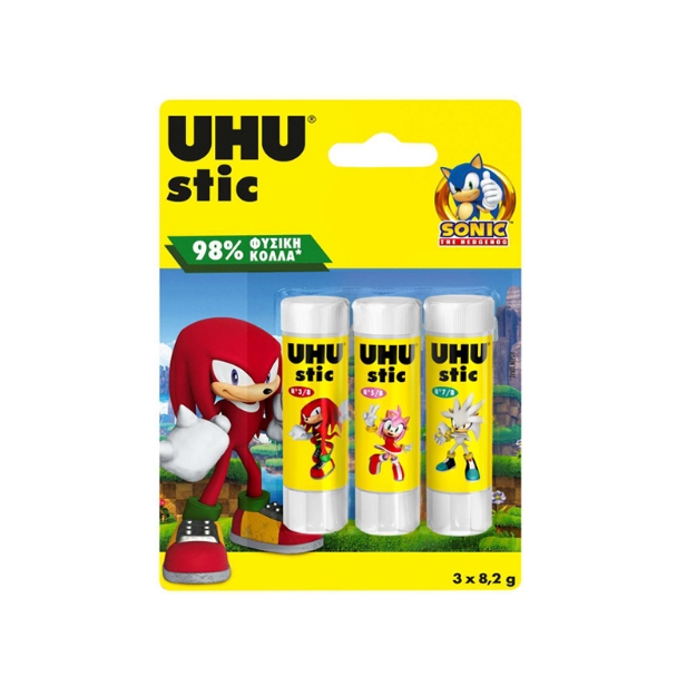 ΚΟΛΛΑ UHU STICK  8,2gr SONIC 2+1 ΔΩΡΟ