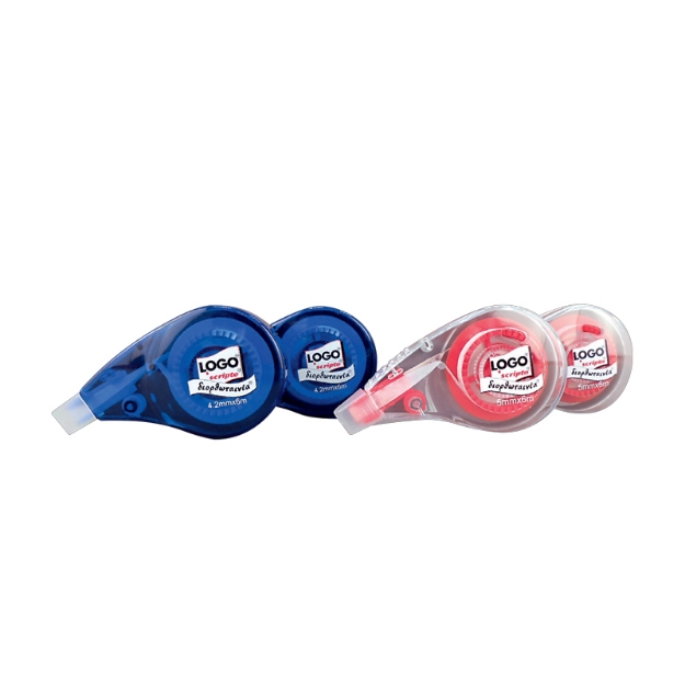 ΔΙΟΡΘΩΤΙΚΟ LOGO ΤΑΙΝΙΑ 730A MINI BLUE  5mm Χ6m