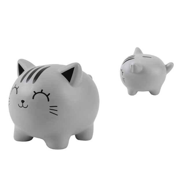 ΚΟΥΜΠΑΡΑΔΕΣ i-TOTAL XL2501 GREY CAT ΠΛΑΣΤΙΚΟΣ 18x15x16cm