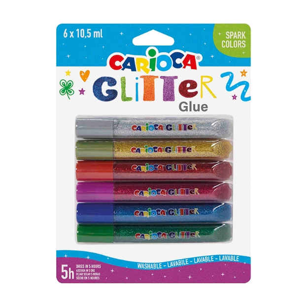ΚΟΛΛΑ CARIOCA 42110 SPARK GLUE/6 10,5ml CN