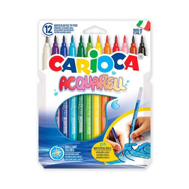 ΜΑΡΚΑΔΟΡΟΙ CARIOCA ACQUARELL/12 ΑΚΟΥΑΡΕΛΛΑΣ 42747