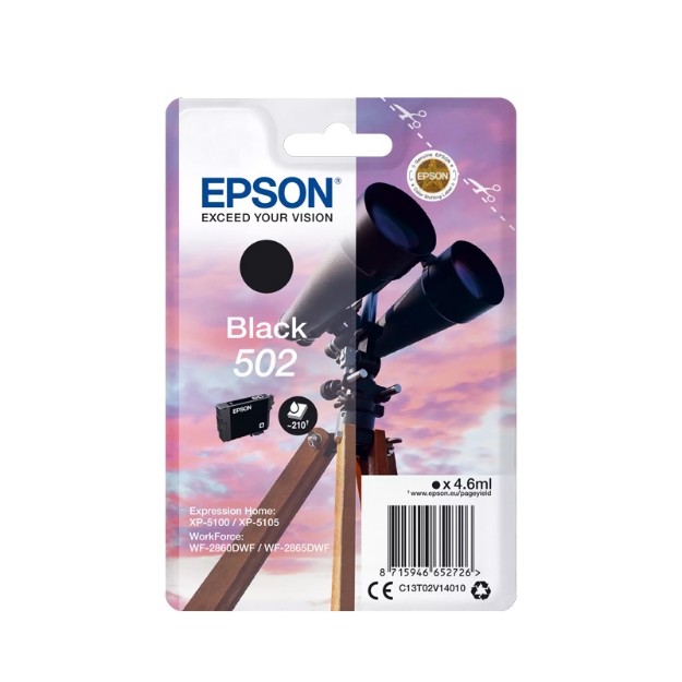 ΜΕΛΑΝΙ EPSON 502 T02V14010 XP-5100 BLACK