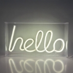 ΕΠΙΓΡΑΦΗ i-TOTAL XL2763 NEON LED HELLO 23x13cm