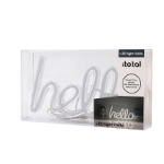 ΕΠΙΓΡΑΦΗ i-TOTAL XL2763 NEON LED HELLO 23x13cm