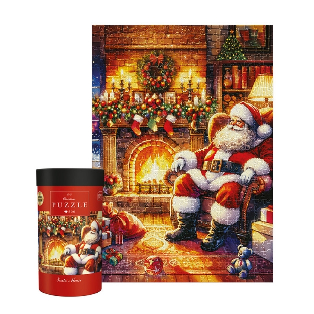 ΠΑΖΛ INTERDRUK 500 XMAS SANTA'S HOUSE