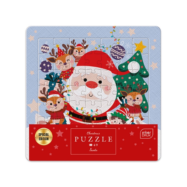ΠΑΖΛ INTERDRUK 49 XMAS FRAME SANTA