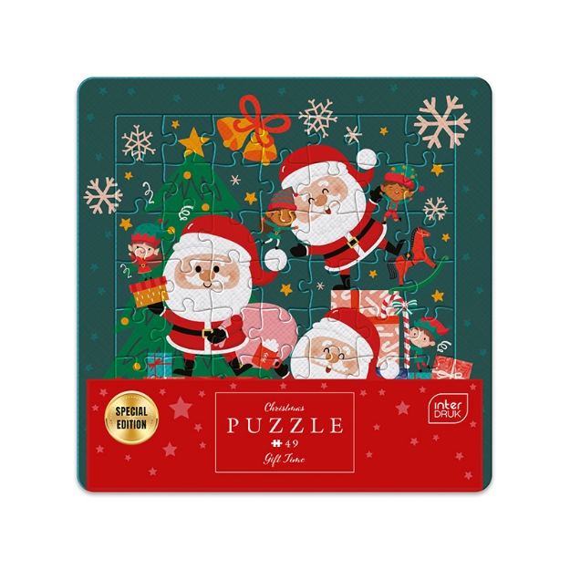 ΠΑΖΛ INTERDRUK 49 XMAS FRAME GIFT TIME