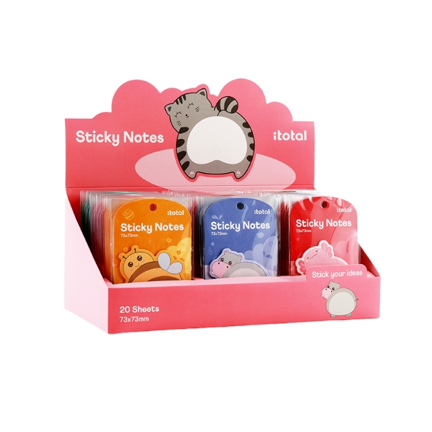 ΧΑΡΤΑΚΙΑ i-TOTAL XL3102A STICKY BUM ASSORTED