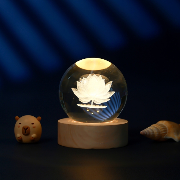 ΛΑΜΠΑ i-TOTAL XL2712C CRYSTAL BALL LOTUS SMALL 6cm