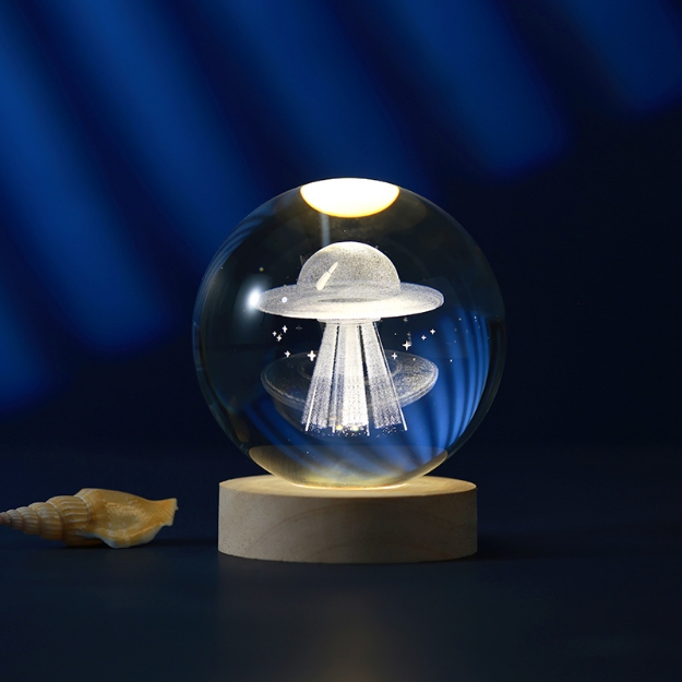 ΛΑΜΠΑ i-TOTAL XL2718E CRYSTAL BALL UFO LARGE 10cm