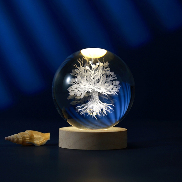 ΛΑΜΠΑ i-TOTAL XL2714E CRYSTAL BALL TREE LARGE 10cm