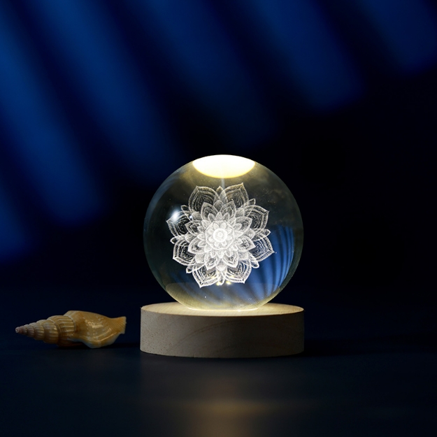 ΛΑΜΠΑ i-TOTAL XL2713D CRYSTAL BALL MANDALA MEDIUM 8cm