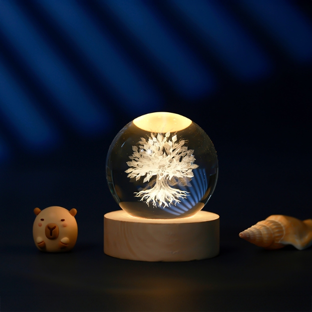 ΛΑΜΠΑ i-TOTAL XL2714C CRYSTAL BALL TREE SMALL 6cm