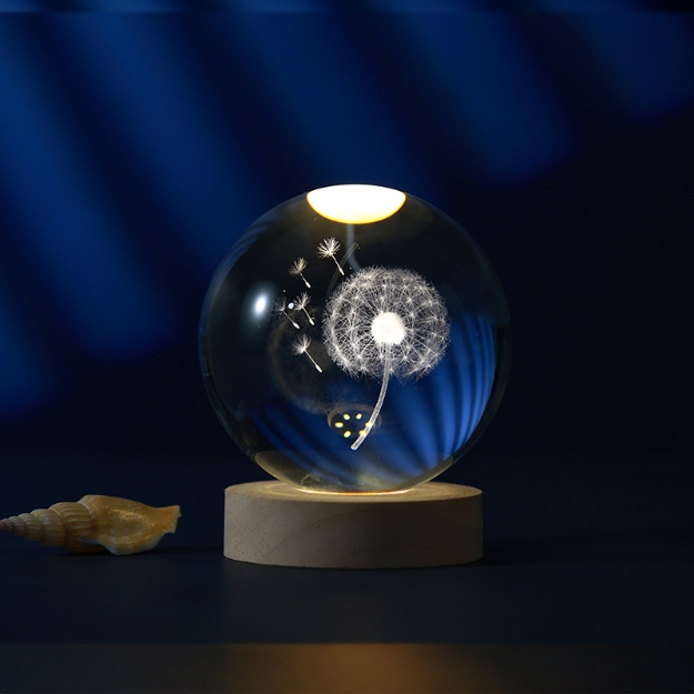 ΛΑΜΠΑ i-TOTAL XL2715E CRYSTAL BALL DANDELION LARGE 10cm