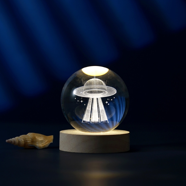 ΛΑΜΠΑ i-TOTAL XL2718D CRYSTAL BALL UFO MEDIUM 8cm