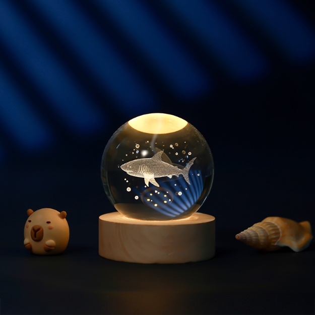 ΛΑΜΠΑ i-TOTAL XL2719C CRYSTAL BALL SHARK SMALL 6cm