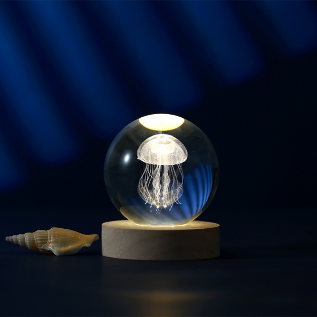 ΛΑΜΠΑ i-TOTAL XL2716D CRYSTAL BALL JELLYFISH MEDIUM 8cm