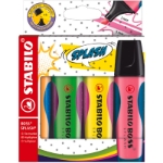  ΜΑΡΚΑΔΟΡΟΙ STABILO BOSS SET/4τεμ SPLASH