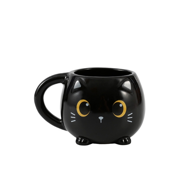 ΚΟΥΠΑ i-TOTAL XL2568A CHUNKY MUG BLACK CAT 470ml