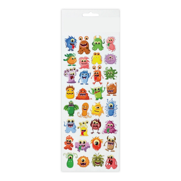 ΑΥΤΟΚΟΛΛΗΤΑ STICKERS 2350 MONSTERS 31X11cm