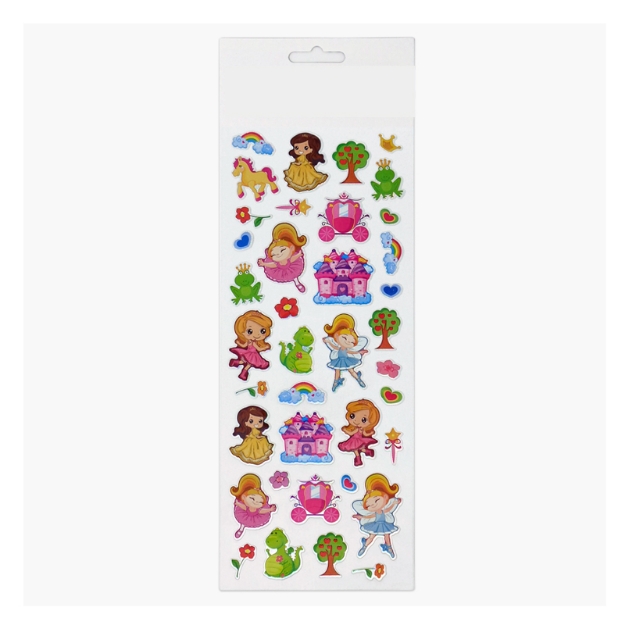 ΑΥΤΟΚΟΛΛΗΤΑ STICKERS 1004 FAIRIES & PRINC. 31X11cm