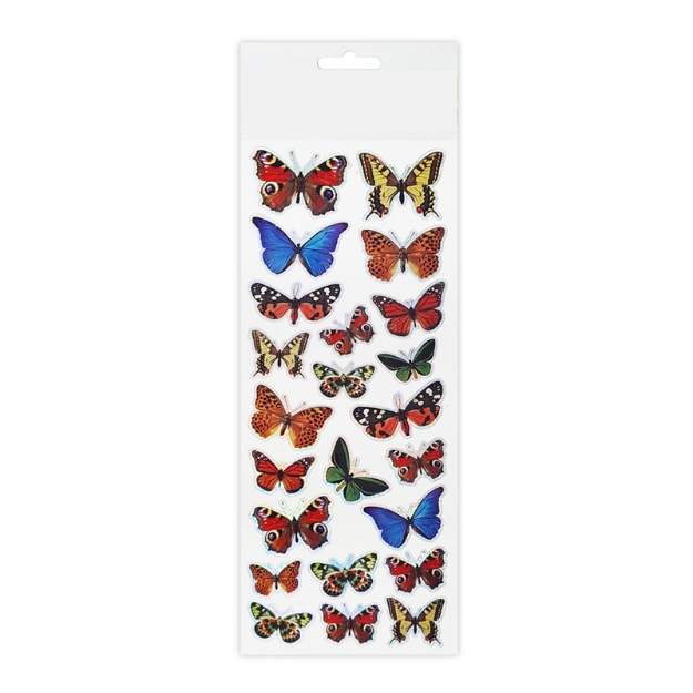 ΑΥΤΟΚΟΛΛΗΤΑ STICKERS 2341 BUTTERFLIES 31X11cm
