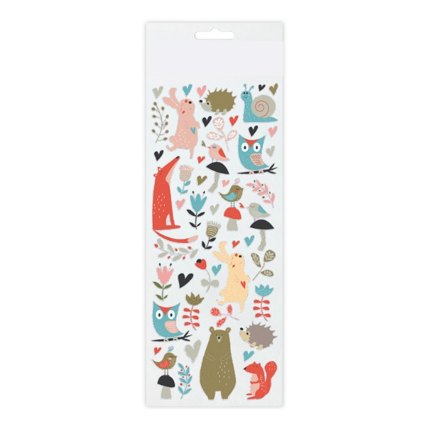 ΑΥΤΟΚΟΛΛΗΤΑ STICKERS 2348 LOVELY WOODLANDS 31X11cm