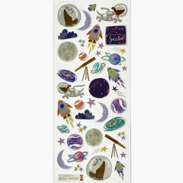 ΑΥΤΟΚΟΛΛΗΤΑ STICKERS 2109 SPACE TIME 31X11cm