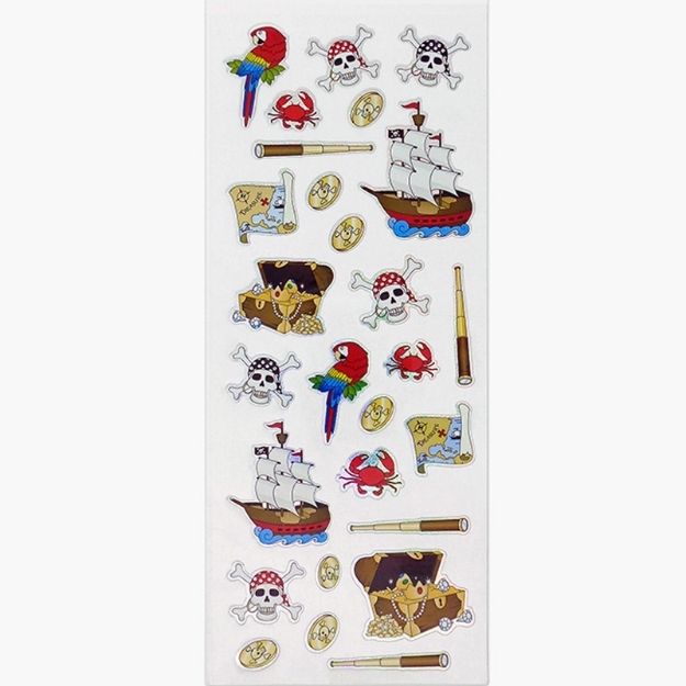 ΑΥΤΟΚΟΛΛΗΤΑ STICKERS  734 PIRATES 31X11cm