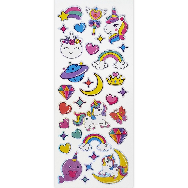 ΑΥΤΟΚΟΛΛΗΤΑ STICKERS 2336 UNICORN CLUB 31X11cm