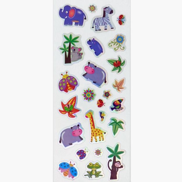 ΑΥΤΟΚΟΛΛΗΤΑ STICKERS  805 CUTE ANIMALS 31X11cm
