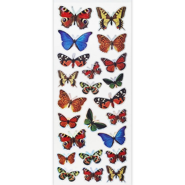 ΑΥΤΟΚΟΛΛΗΤΑ STICKERS 2341 BUTTERFLIES 31X11cm
