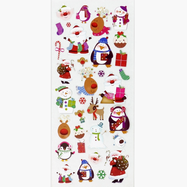 ΑΥΤΟΚΟΛΛΗΤΑ STICKERS 747 XMAS SANTA'S HELP 31X11cm