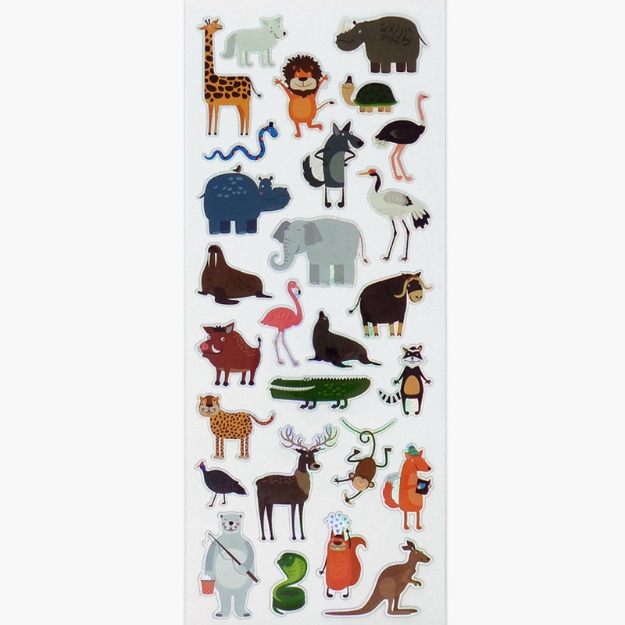 ΑΥΤΟΚΟΛΛΗΤΑ STICKERS 1916 ZOO BUDDIES 31X11cm
