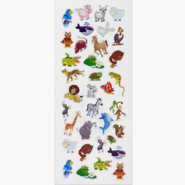 ΑΥΤΟΚΟΛΛΗΤΑ STICKERS  710 SPARKLING ANIMAL 31X11cm
