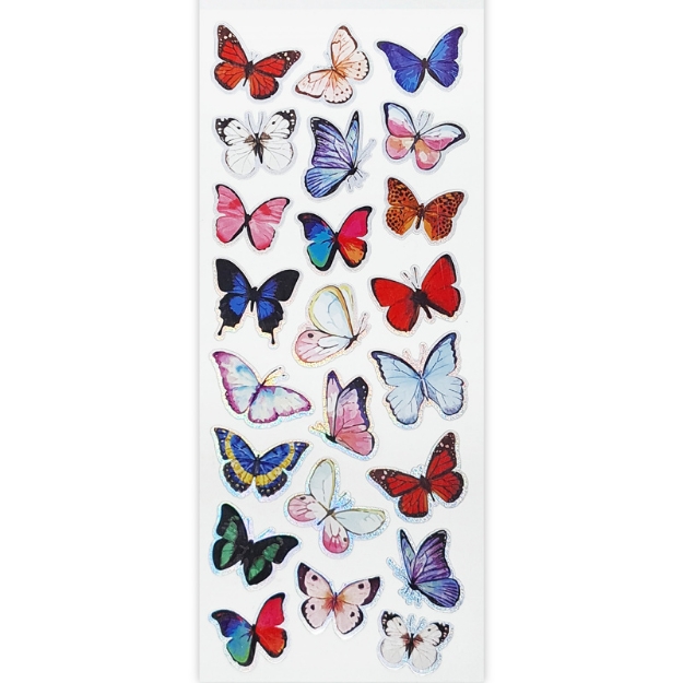 ΑΥΤΟΚΟΛΛΗΤΑ STICKERS 2338 BUTTERFLIES 31X11cm