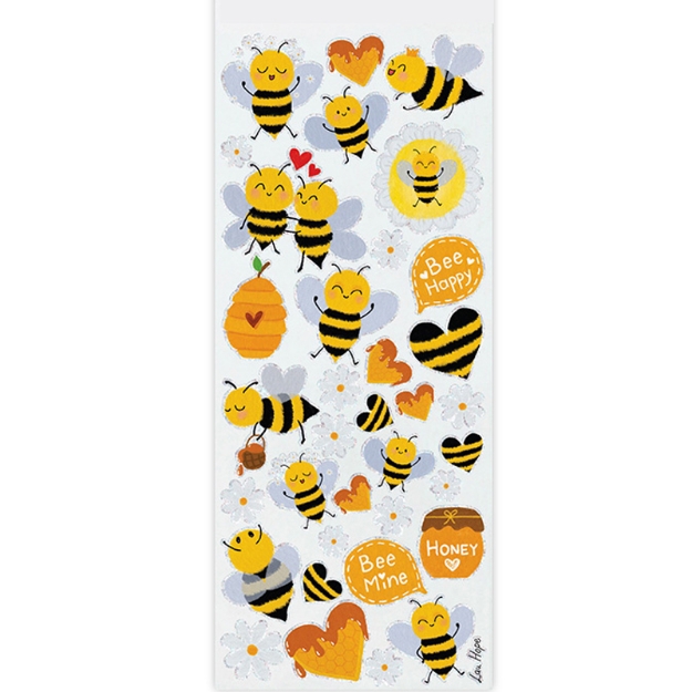 ΑΥΤΟΚΟΛΛΗΤΑ STICKERS 2404 CUTE BEES 31X11cm