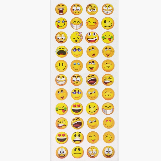 ΑΥΤΟΚΟΛΛΗΤΑ STICKERS  311 SMILEY FACES 31X11cm