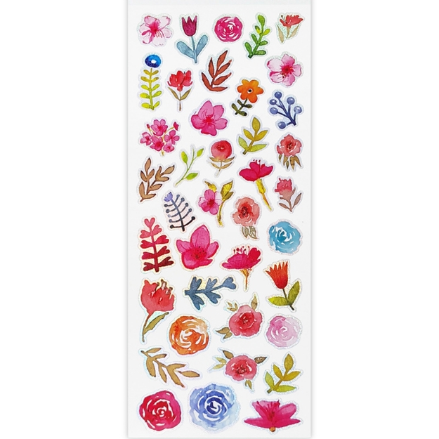 ΑΥΤΟΚΟΛΛΗΤΑ STICKERS 2339 FLOWERS 31X11cm