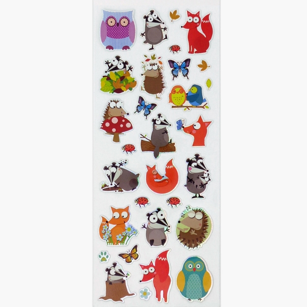 ΑΥΤΟΚΟΛΛΗΤΑ STICKERS 1804 WOODLAND FRIENDS 31X11cm